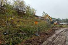 Rozbiórka mostu w Ostrowie (październik 2020)