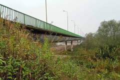 Rozbiórka mostu w Ostrowie (październik 2020)