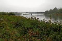 Rozbiórka mostu w Ostrowie (październik 2020)