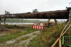 Rozbiórka mostu w Ostrowie (październik 2020)