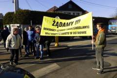 Protest w Wierzchosławicach (styczeń 2020)