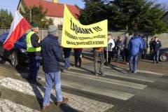 Protest w Wierzchosławicach (styczeń 2020)