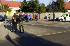 Protest w Wierzchosławicach (styczeń 2020)