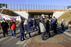 Protest w Wierzchosławicach (styczeń 2020)