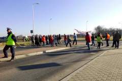 Protest w Wierzchosławicach (styczeń 2020)