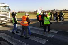 Protest w Wierzchosławicach (styczeń 2020)