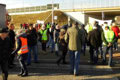 Protest w Wierzchosławicach (styczeń 2020)