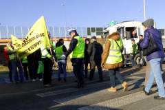 Protest w Wierzchosławicach (styczeń 2020)
