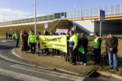 Protest w Wierzchosławicach (styczeń 2020)