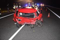 Groźny wypadek na autostradzie