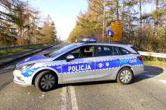 Zamknięcie mostu w Ostrowie (27.11.2019)