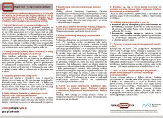 Kampania promocyjna Ministerstwa Zdrowia