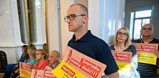 Sesja Rada Miasta protest