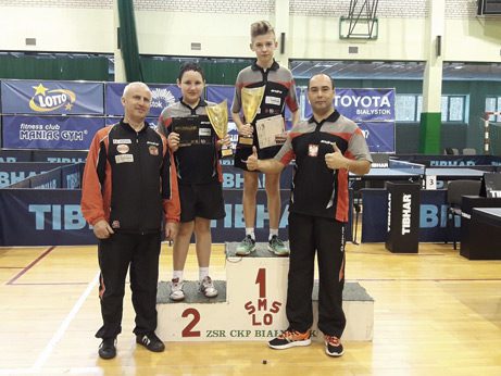 Miłosz Sawczak na najwyższym podium Tenis Sawczak mistrzostwo