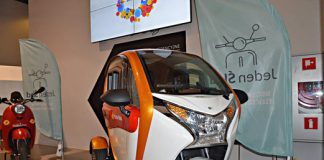 elektryczny skuter trzykolowy