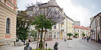 handel w centrum miasta