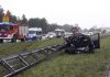 Potężny karambol na A4 pod Tarnowem karambol