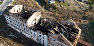 mlyn szancera z lotu