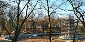 park w trakcie rewitalizacji