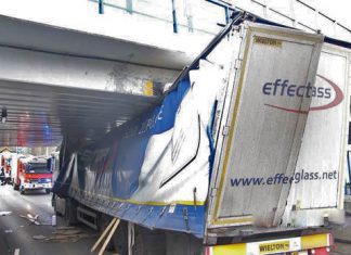 Kierowcy nie patrzą na znaki policja tir bochnia