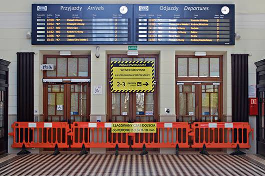 Przebudowa podziemnego przejścia na tarnowskim dworcu | fot. Adam Łabno przebudowa dworca kolejowego w tarnowie