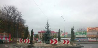 rondo tymczasowe wypadek