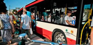 rower zamiast autobusu