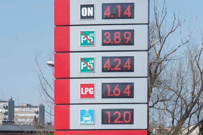 ceny paliw w epidemii