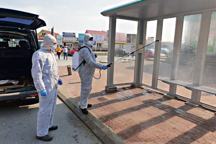 dezynfekcja przystankow dabrowa tarnowska