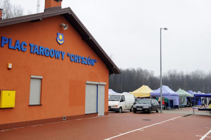 plac targowy chyszow