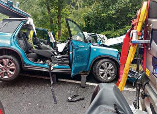 coraz więcej pijanych na drogach wypadek