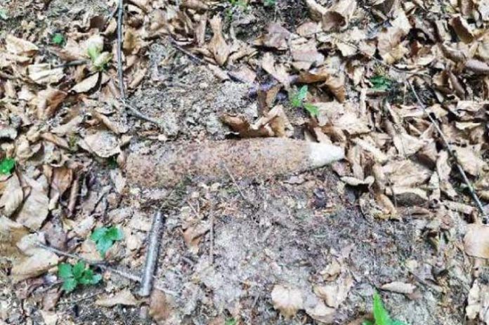 Niewybuch w leśnictwie Bistuszowa