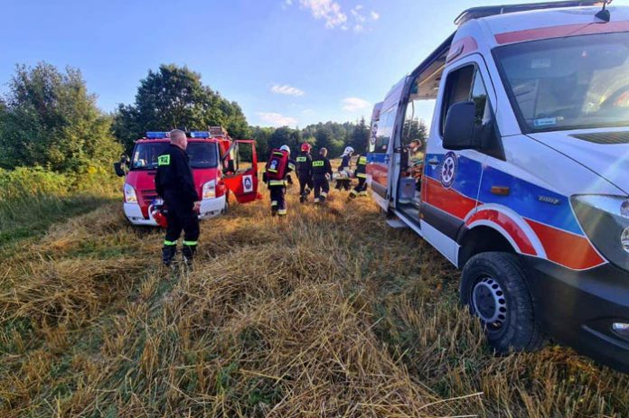 Ciężkowice-chłopiec Ciężkowice akcja ratunkowa