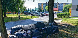 Do osiedlowych altanek bądź obok nich trafiają dzikie odpady