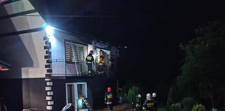 Jodłówka Tuchowska pożar