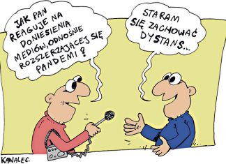 Strefa wolna od koronawirusa! Koronawirus zachowajdystans