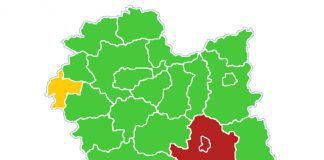 MapaobostrzeńwMałopolsce koronawirus