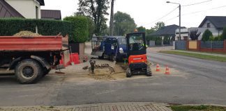 Prace na ul. Przybyłkiewicza