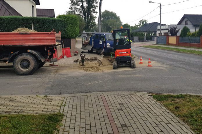 Prace na ul. Przybyłkiewicza