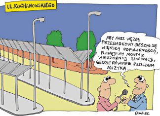 Węzeł przesiadkowy z atrakcjami Węzeł przesiadkowy na ul. Kochanowskiego