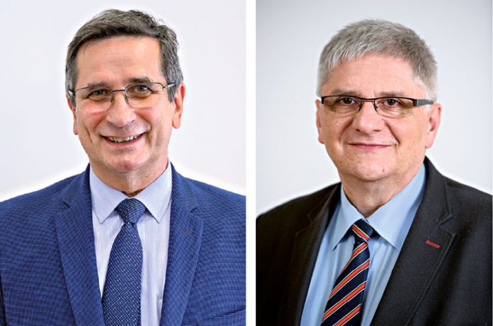 Roman Ciepiela, prezydent Tarnowa i Krzysztof Rodak, prezes tarnowskiego MPEC