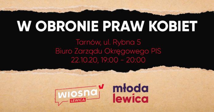 Protest w obronie praw kobiet