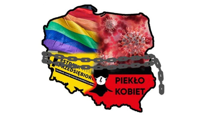 Protesty przeciw łamaniu prawa