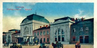 Monumentalny gmach dworca kolejowego w Tarnowie