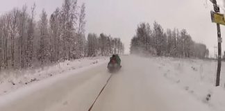 Jazda na sankach w Rosji