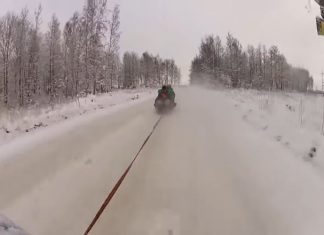 Jazda na sankach w Rosji