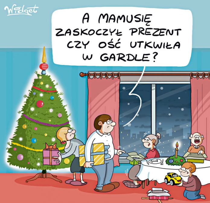 karp dzielnie broni stołu