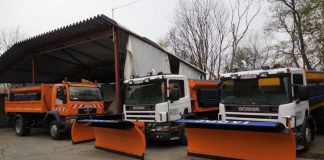 Utrzymanie ulic piaskarka