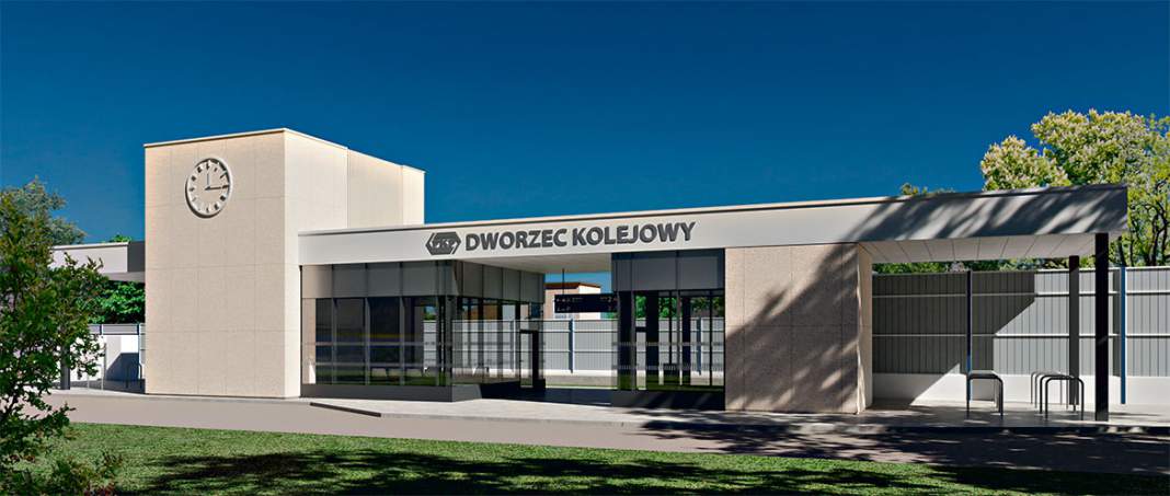 Wizualizacja-nowego-dworca-w-Sterkowcu Wizualizacja nowego dworca, materiały PKP