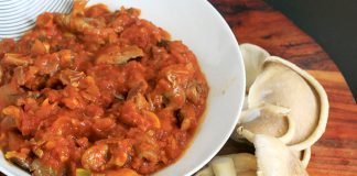 Gulasz z boczniaków